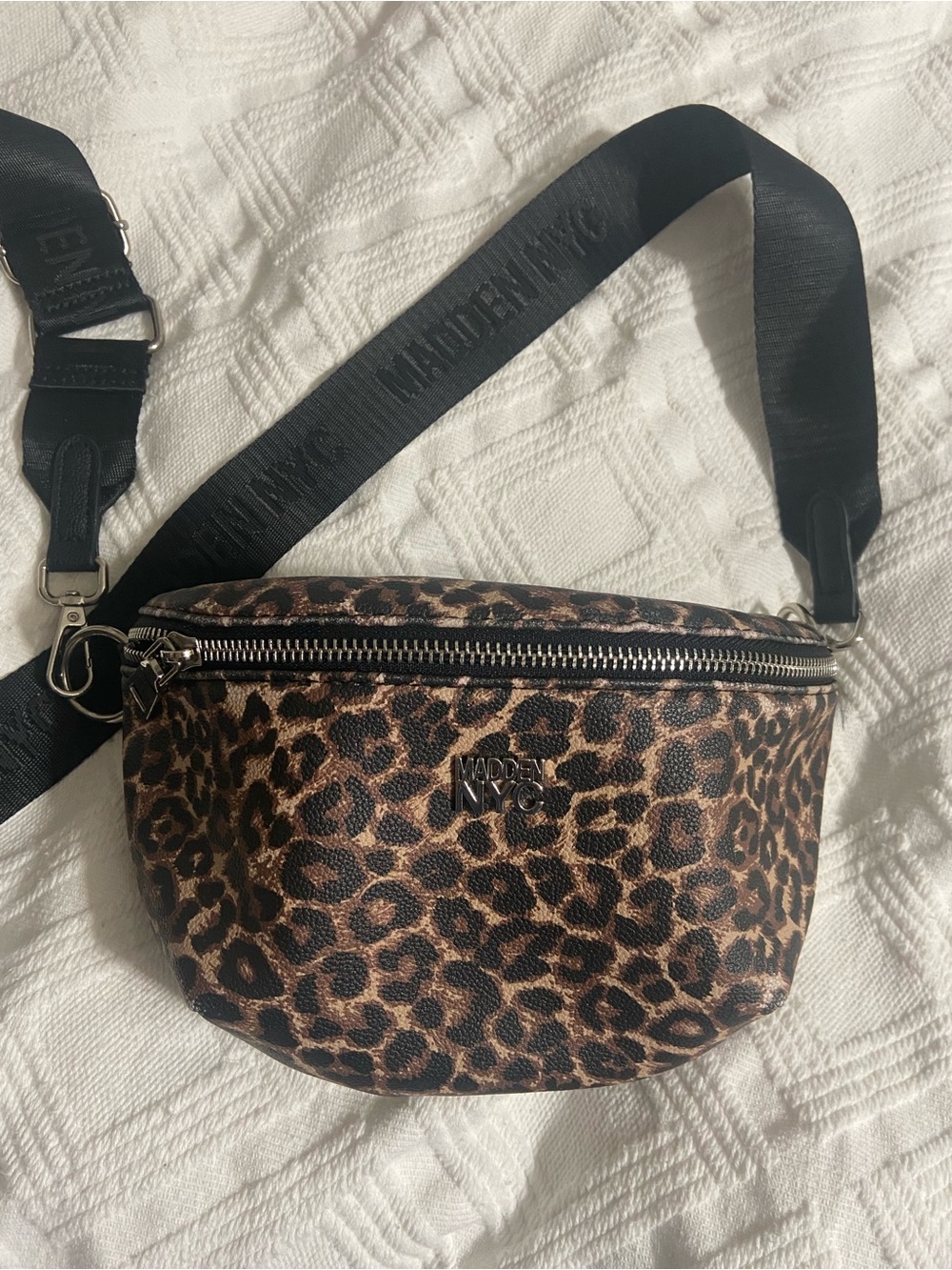 Steve Madden Leopard Print Belt Bum Bag Crossbody